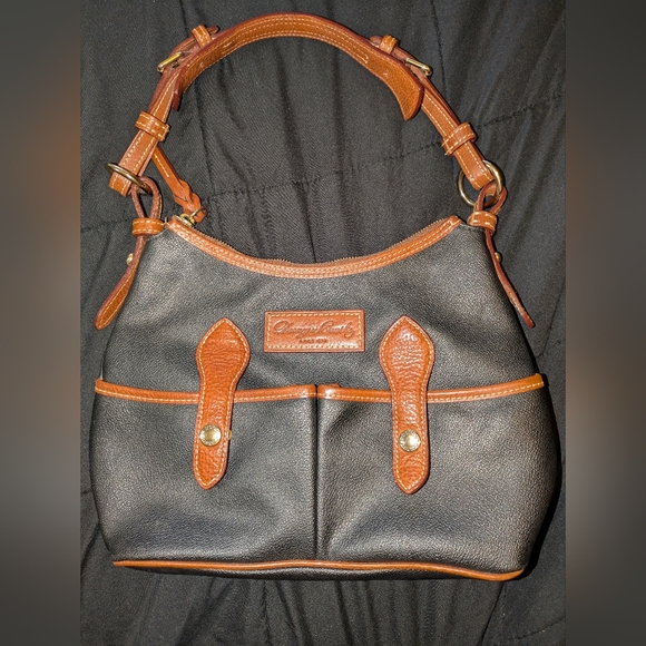 Dooney & Bourke Handbags - Dooney and Bourke Black and Brown Shoulder Bag